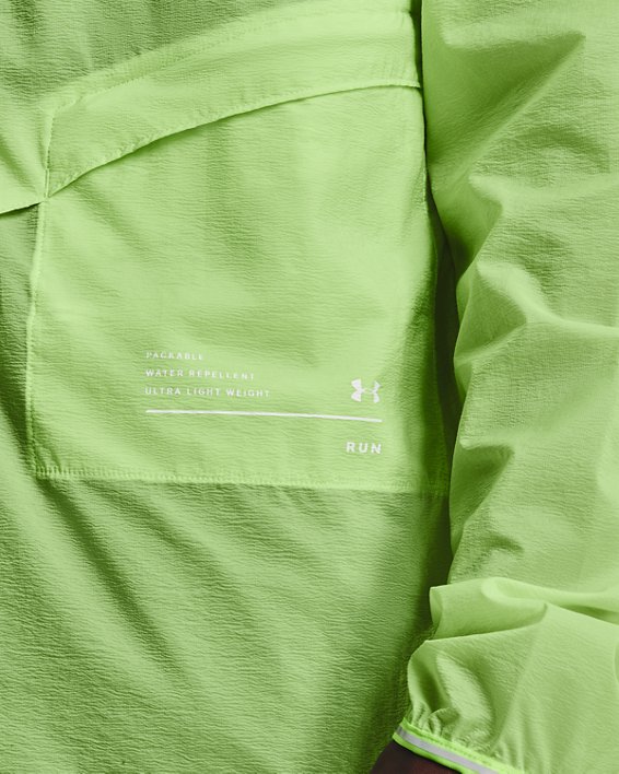 Men's UA Qualifier Storm Packable Jacket, Green, pdpMainDesktop image number 6